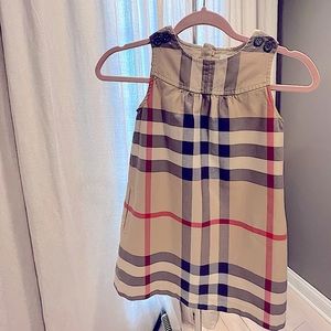 Gorgeous Burberry check dress for girls